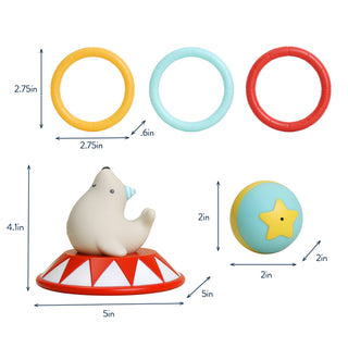 Itzy Ritzy - Itzy Ring Toss™ Circus - Bath & Water Toy
