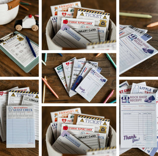 Milk Thread and Honey - Pretend Play Veterinarian Pet Check-up Notepad