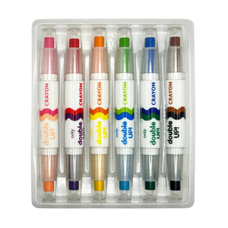 OOLY - Double Up! Double-Ended Crayons (Set of 6 / 12 Colors)