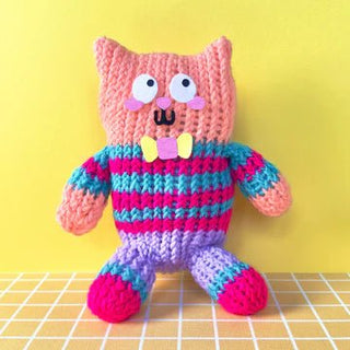 Bright Stripes - Bright Stripes Nimble Knitter - Squishee Stuffies - Classy Rascals Boutique