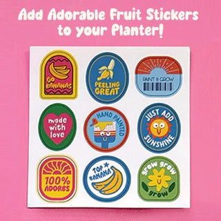 Bright Stripes - Bright Stripes Paint & Grow Banana - Classy Rascals Boutique