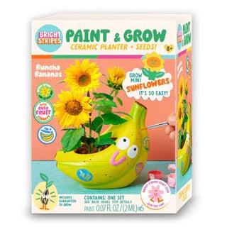 Bright Stripes - Bright Stripes Paint & Grow Banana - Classy Rascals Boutique