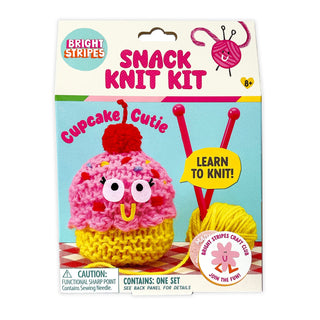 Bright Stripes - Bright Stripes Snack Knit Kit - Cupcake Cutie - Classy Rascals Boutique