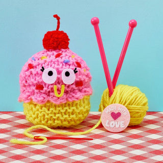 Bright Stripes - Bright Stripes Snack Knit Kit - Cupcake Cutie - Classy Rascals Boutique