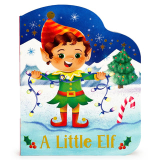 Cottage Door Press - A Little Elf Shaped Christmas Board Book