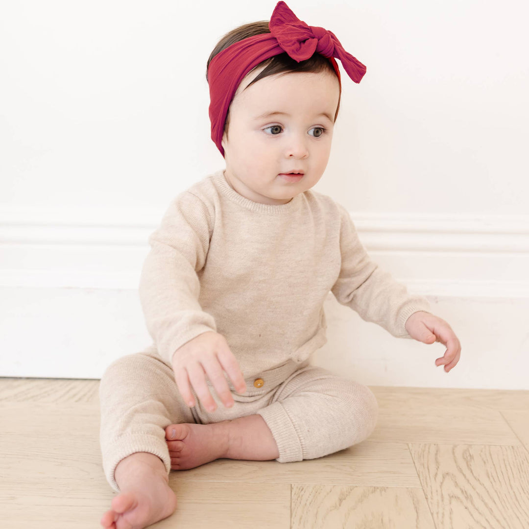 Baby Bling Bows KNOT: ruby