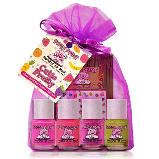 Piggy Paint - Cutie Fruity Gift Set Non-Toxic Kids Nail Polish