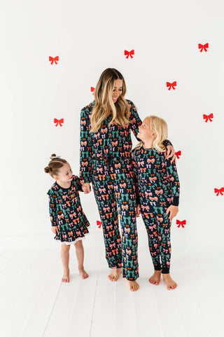 Kiki + Lulu - Merry Little Bows Mama Lounge Set