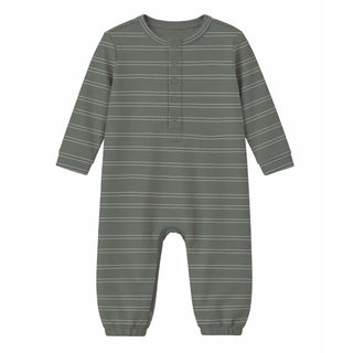 gunamuna - Henley Jumpsuit Stripe