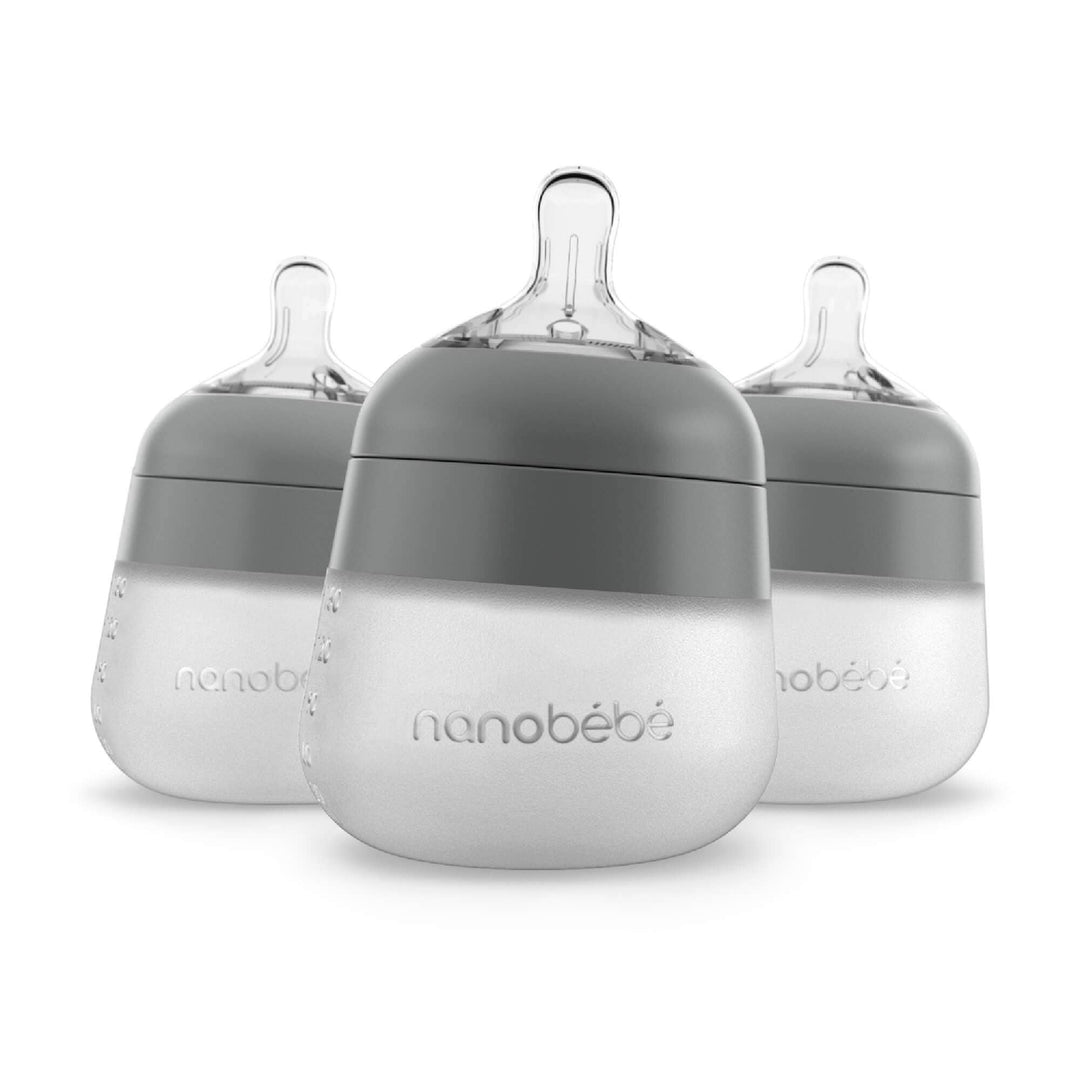 Nanobebe US - 5oz Flexy Silicone Baby Bottle