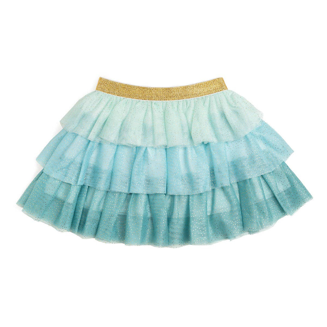 Sweet Wink - Aqua Petal Tutu - Dress Up Skirt