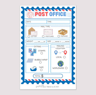 Milk Thread and Honey - Pretend Play Post Office Notepad