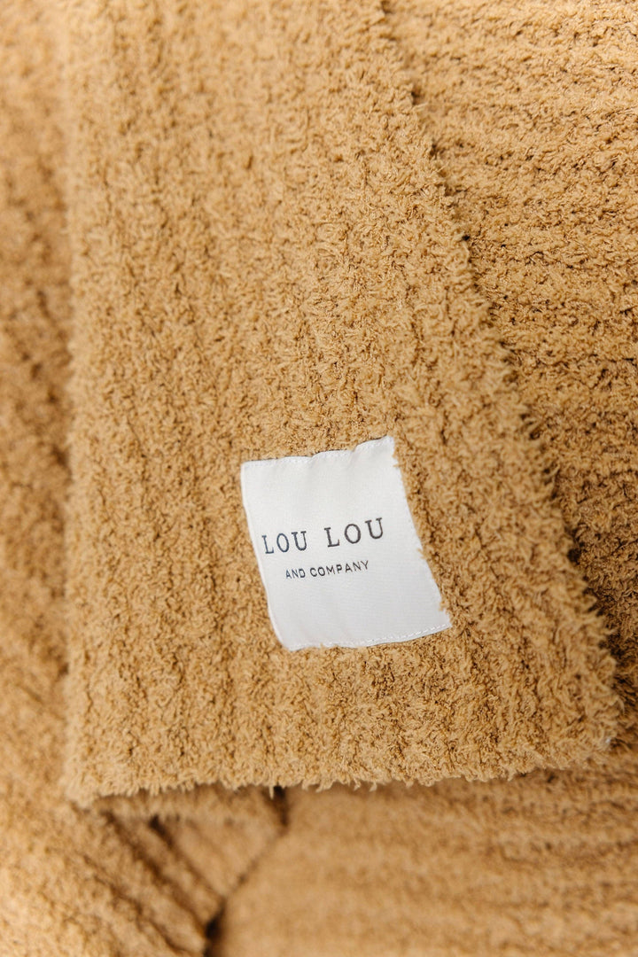 Lou Lou & Company - Chenille Blanket - Tan