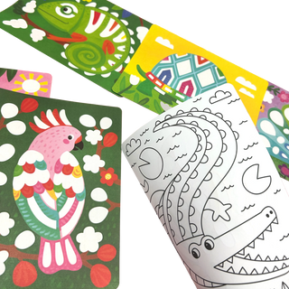 OOLY - Foil-tastic Foil Art Kit: Awesome Animals