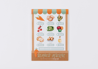 The Paper and Plan Co. - Kids Farmers Market Playtime Pad™