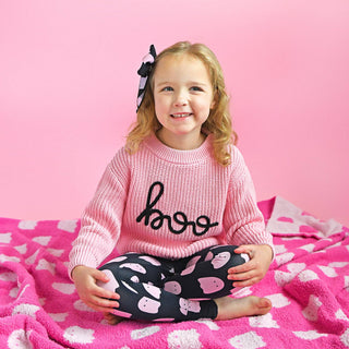 Gigi and Max - Boo Pink SWEATER Halloween Kids Top
