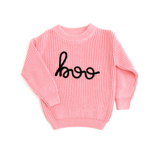 Gigi and Max - Boo Pink SWEATER Halloween Kids Top