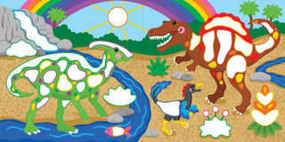 Peter Pauper Press - Color-By-Dots Sticker Book - Dinosaurs
