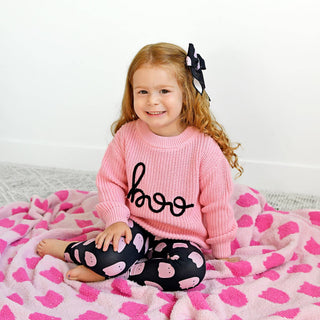 Gigi and Max - Shade Black Ghost LEGGINGS Halloween Bamboo Kids Loung