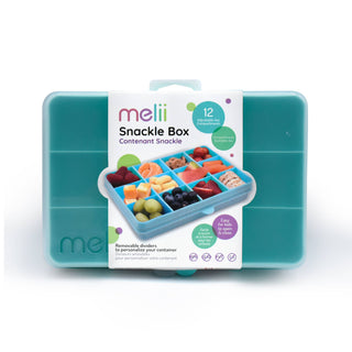 melii - Snackle Box, Divided Snack Container with 12 Compartments
