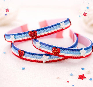 Cheeky Plum - Cheeky Plum - Sequin Headband - Sparkle & Stripes - Classy Rascals Boutique