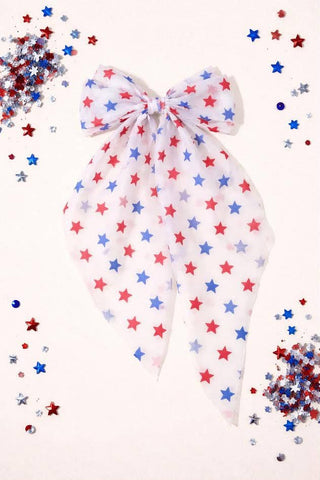 Cheeky Plum - Cheeky Plum - Stars & Sass Hair Bow - Classy Rascals Boutique
