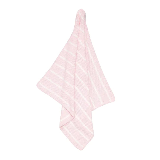 Angel Dear Chenille Blanket Pink/Ivory