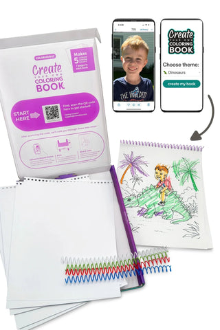 Paintable Pictures - COLORables - Create Your Own Coloring Book - Classy Rascals Boutique