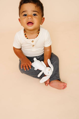 Copper Pearl - Copper Pearl Bella Grab & Rattle - Classy Rascals Boutique
