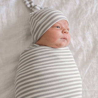 Copper Pearl - Copper Pearl - Knit Swaddle Blanket - Everest - Classy Rascals Boutique