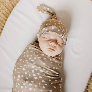 Copper Pearl - Copper Pearl - Knit Swaddle Blanket - Fawn - Classy Rascals Boutique
