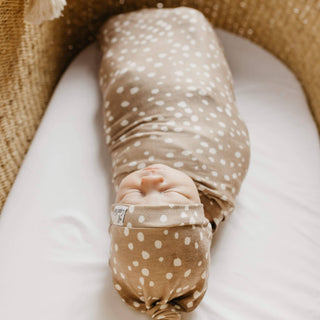 Copper Pearl - Copper Pearl - Knit Swaddle Blanket - Fawn - Classy Rascals Boutique