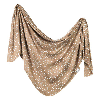 Copper Pearl - Copper Pearl - Knit Swaddle Blanket - Fawn - Classy Rascals Boutique