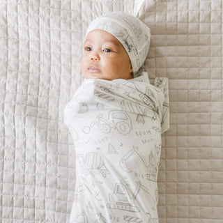 Copper Pearl - Copper Pearl - Knit Swaddle Blanket - Gage - Classy Rascals Boutique