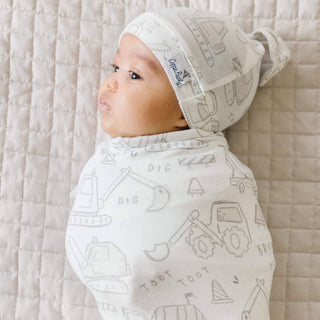 Copper Pearl - Copper Pearl - Knit Swaddle Blanket - Gage - Classy Rascals Boutique