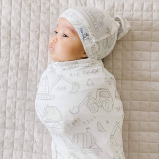 Copper Pearl - Copper Pearl - Knit Swaddle Blanket - Gage - Classy Rascals Boutique