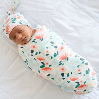 Copper Pearl - Copper Pearl - Knit Swaddle Blanket - Leilani - Classy Rascals Boutique