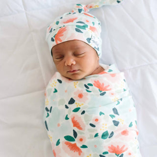 Copper Pearl - Copper Pearl - Knit Swaddle Blanket - Leilani - Classy Rascals Boutique