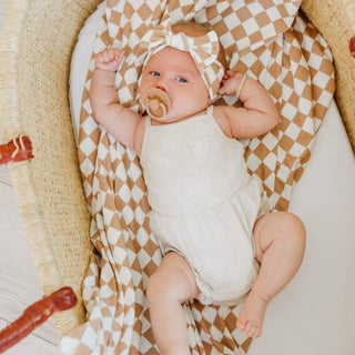 Copper Pearl - Copper Pearl - Knit Swaddle Blanket - Rad - Classy Rascals Boutique