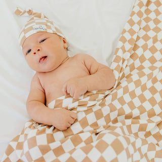 Copper Pearl - Copper Pearl - Knit Swaddle Blanket - Rad - Classy Rascals Boutique