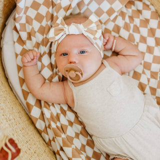 Copper Pearl - Copper Pearl - Knit Swaddle Blanket - Rad - Classy Rascals Boutique