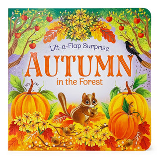 Cottage Door Press - Cottage Door Press - Autumn in the Forest Lift-a-Flap Surprise Board Book - Classy Rascals Boutique