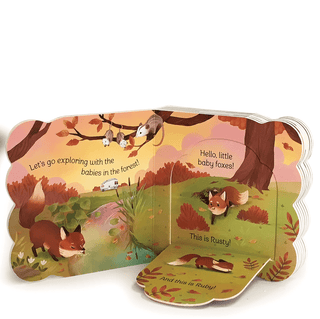 Cottage Door Press - Cottage Door Press - Babies in the Forest Lift-a-Flap Board Book - Classy Rascals Boutique
