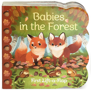 Cottage Door Press - Cottage Door Press - Babies in the Forest Lift-a-Flap Board Book - Classy Rascals Boutique