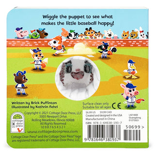 Cottage Door Press - Cottage Door Press - Baseball! Interactive Finger Puppet Board Book - Classy Rascals Boutique