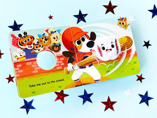 Cottage Door Press - Cottage Door Press - Baseball! Interactive Finger Puppet Board Book - Classy Rascals Boutique