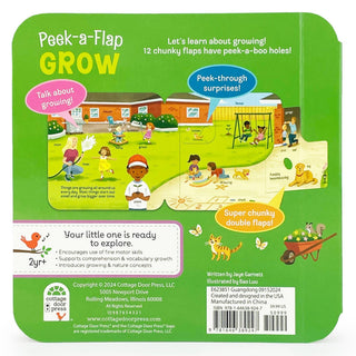Cottage Door Press - Cottage Door Press - GROW Lift - a - Flap Board Book - Classy Rascals Boutique