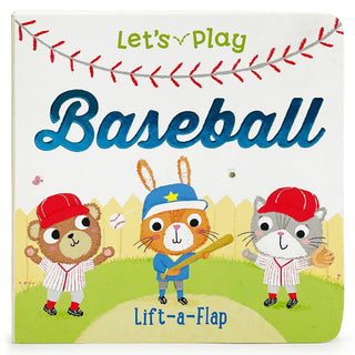 Cottage Door Press - Cottage Door Press - Let's Play Baseball Lift - a - Flap Sports Board Book - Classy Rascals Boutique