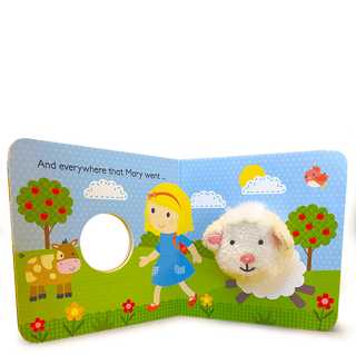 Cottage Door Press - Cottage Door Press - Mary Had a Little Lamb Nursery Rhyme Finger Puppet Book - Classy Rascals Boutique