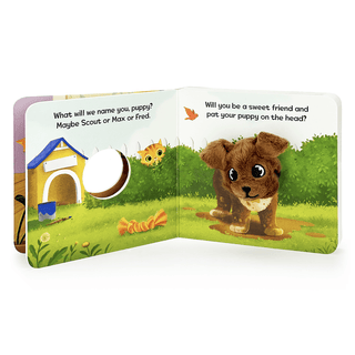 Cottage Door Press - Cottage Door Press - Puppy Love Interactive Finger Puppet Board Book - Classy Rascals Boutique